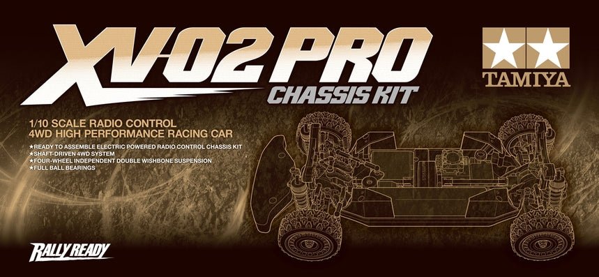 1/10 RC XV-02 Pro Chassis 4wd On-Road Kit| Hobby Recreation Products