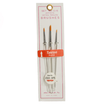 ABS016-3PS-Golden-Taklon-Brush-Sets,-Size