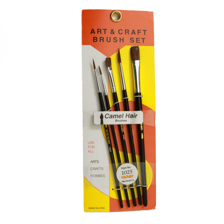 ABS1025-Camel-Hair-Brushes,-In-5-Sizes