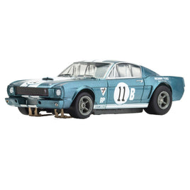 AFX Racing - 1965 Shelby Mustang GT350R Donohue Blue/White Slot Car - Hobby Recreation Products