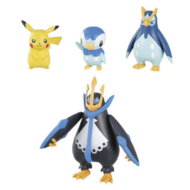 Bandai - Empoleon Evolution Set "Pokemon", Bandai Hobby Pokemon Model Kit - Hobby Recreation Products