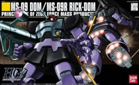 Bandai - HGUC MS - 09 Dom / MS - 09R Rick Dom "Mobile Suit Gundam" 1/144, Bandai - Hobby Recreation Products