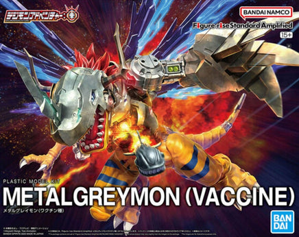 Bandai - MetalGreymon (Vaccine) Figure - Rise Standard Amplified "Digimon: Digital Monsters", Bandai - Hobby Recreation Products