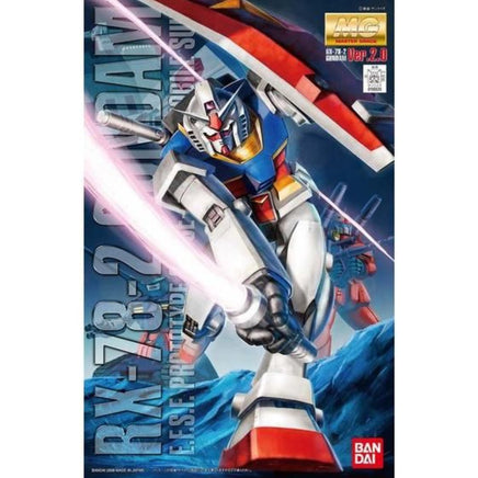 Bandai - MG RX - 78 - 2 Gundam Ver 2.0 "Mobile Suit Gundam" 1/100, Bandai - Hobby Recreation Products