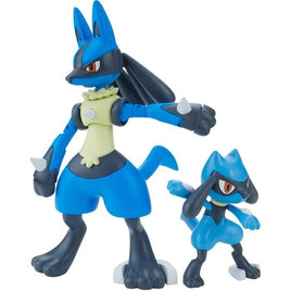 Bandai - Riolu & Lucario "Pokemon", Bandai Spirits Pokemon Model Kit - Hobby Recreation Products