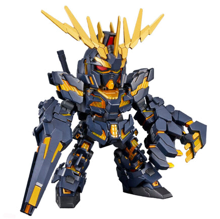 Bandai - SD Gundam Cross Silhouette Unicorn Gundam 02 Banshee (Destroy Mode)&Banshee Norn Parts Set - Hobby Recreation Products