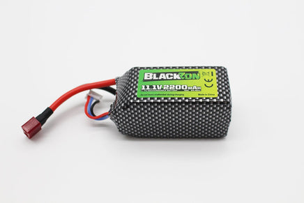 BlackZon - Smyter MT Turbo Battery Pack (LiPo 11.1V, 1800mAh), w/T - Plug - Hobby Recreation Products