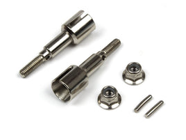 BlackZon - Smyter MT Turbo Rear Wheel Axles (Steel/2pcs) - Hobby Recreation Products