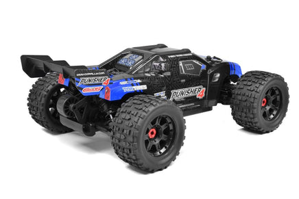 Corally - Punisher 4S Monster Truck RTR Version, Blue - Hobby Recreation Products
