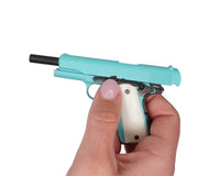 GoatGuns - 1/2.5 Scale Die Cast 1911 Model, Light Blue - Hobby Recreation Products