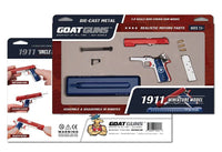 GoatGuns - 1/2.5 Scale Die Cast 1911 Model, USA - Hobby Recreation Products