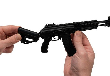 GoatGuns - 1/3 Scale Die Cast AK12 Model, Black - Hobby Recreation Products