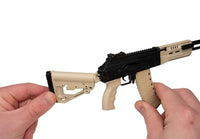 GoatGuns - 1/3 Scale Die Cast AK12 Model, FDE - Hobby Recreation Products