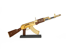 GoatGuns - 1/3 Scale Die Cast AK47 Model Rifle, Gold - Hobby Recreation Products