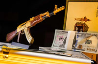 GoatGuns - 1/3 Scale Die Cast AK47 Model Rifle, Gold - Hobby Recreation Products