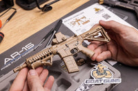 GoatGuns - 1/3 Scale Die Cast AR15 Model, Coyote - Hobby Recreation Products