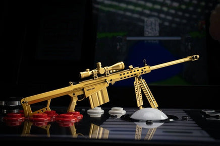 GoatGuns - 1/3 Scale Die Cast Barrett .50Cal Model, Gold - Hobby Recreation Products