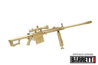 GoatGuns - 1/3 Scale Die Cast Barrett .50Cal Model, Gold - Hobby Recreation Products