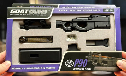 GoatGuns - 1/3 Scale Die Cast FN Herstal P90 Model Submachine Gun - Hobby Recreation Products