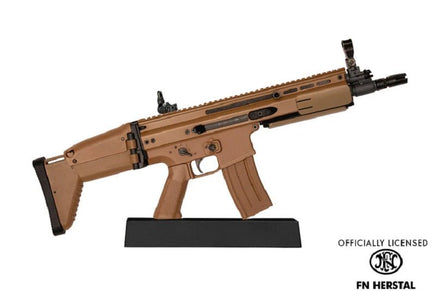 GoatGuns - 1/3 Scale Die Cast FN Scar Model Rifle, Dark Tan - Hobby Recreation Products