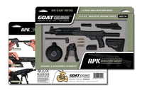 GoatGuns - 1/3 Scale Die Cast RPK - 16 LMG Model, Black - Hobby Recreation Products