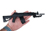 GoatGuns - 1/3 Scale Die Cast RPK - 16 LMG Model, Black - Hobby Recreation Products