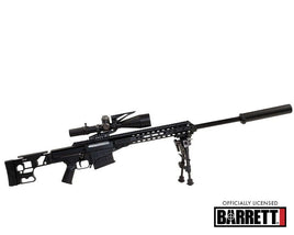 GoatGuns - 1/4 Scale Die Cast Barrett MRAD MK22 Model, Black - Hobby Recreation Products