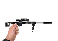 GoatGuns - 1/4 Scale Die Cast Barrett MRAD MK22 Model, Black - Hobby Recreation Products