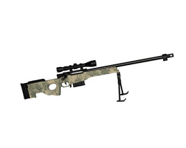 GoatGuns - 1/4 Scale Die Cast Sniper Rifle Model, Camo - Hobby Recreation Products