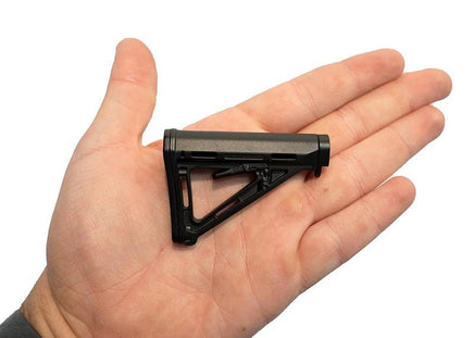 GoatGuns - Mini Adjustable Milspec Stock, Fits AR15 Base Models - Hobby Recreation Products