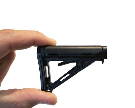 GoatGuns - Mini Adjustable Milspec Stock, Fits AR15 Base Models - Hobby Recreation Products