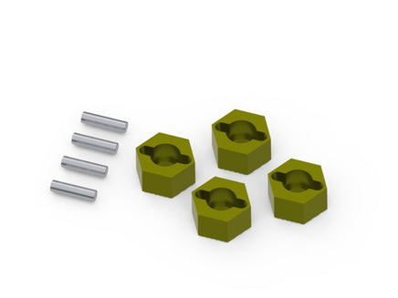 HPI Racing - 7mm Hex Hub Set (Brass / 4pcs) for Venture18 - Hobby Recreation Products
