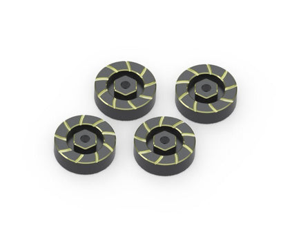 HPI Racing - 7mm Hex Hub Weight Set (Brass / 4pcs), for Venture18 - Hobby Recreation Products