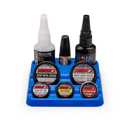 J Concepts - Fluid Holding Station, Black, Fits JConcepts/RM2 Fluid and Greases - Hobby Recreation Products