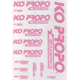 KO PROPO - America Pink Decal - Hobby Recreation Products