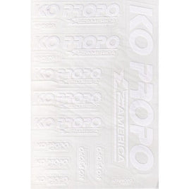 KO PROPO - America White Decal - Hobby Recreation Products