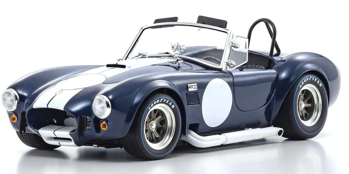 Kyosho - 1/18 Scale Shelby Cobra 427 S/C Dark Blue Model Diecast Car