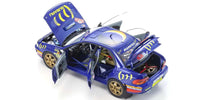 Kyosho - 1/18 Scale Subaru Impreza 1995 Monte Carlo #5 Model Diecast Car - Hobby Recreation Products