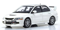 Kyosho - 1/43 Scale Mitsubishi Lancer Evolution IX MR, White Diecast Car - Hobby Recreation Products