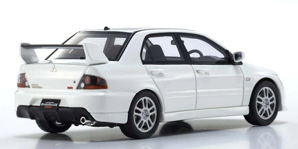 Kyosho - 1/43 Scale Mitsubishi Lancer Evolution IX MR, White Diecast Car - Hobby Recreation Products