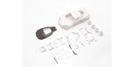 Kyosho - Chevrolet Corvette C8.R White Body Set w/Rim for RWD - Hobby Recreation Products