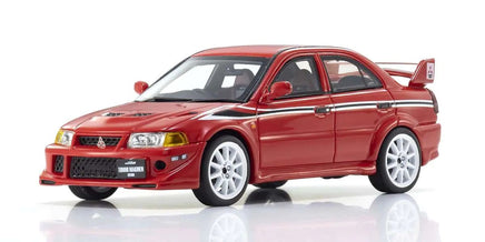 Kyosho - Kyosho Original Diecast 1/43 Mitsubishi Lancer Evolution VI (Red) - Hobby Recreation Products