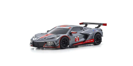 Kyosho - MINI - Z RWD MR04 Chevrolet Corvette C8.R Gunmetal/Red - Hobby Recreation Products