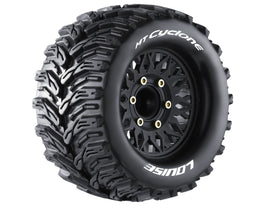 Louise R/C - MT - Cyclone Soft, 1/10 Monster Truck Tires, 0 & 1/2 " Offset, 12, 14, 17mm Removable Hex - Hobby Recreation Products