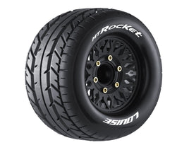 Louise R/C - MT - Rocket Soft, 1/10 Monster Truck Tires, 0 & 1/2 " Offset, 12, 14, 17mm Removable Hex - Hobby Recreation Products