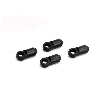 Louise R/C - Strong Ball End 4.8mm - Long (4pcs), Fits LDX Drift & LRX Rally - Hobby Recreation Products