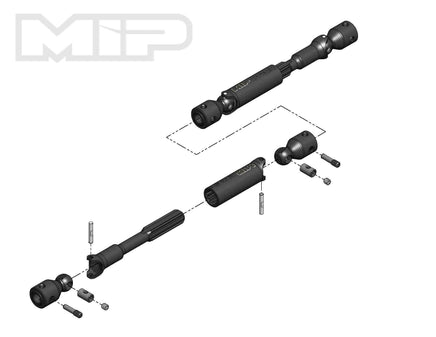 MIP - Moore's Ideal Products - MIP HD Driveline Kit, Traxxas TRX - 4 Bronco - Hobby Recreation Products