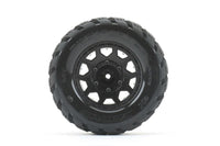 Power Hobby - 1/10 2.8 MT Rockform Belted Tires (2) w/Removable Hex Wheels - Hobby Recreation Products