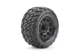 Power Hobby - 1/10 2.8 MT Rockform Belted Tires (2) w/Removable Hex Wheels - Hobby Recreation Products