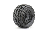 Power Hobby - 1/10 2.8 MT Tomahawk Belted Tires (2) w/Removable Hex Wheels - Hobby Recreation Products